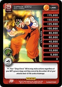 Captain Ginyu - Body Change | Panini: Set 1 | Uncommon | Normal | #U66