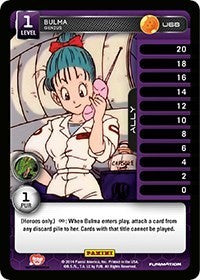 Bulma - Genius | Panini: Set 1 | Uncommon | Normal | #U68
