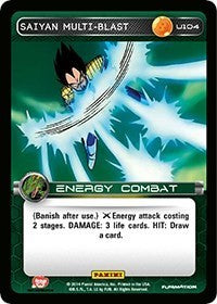 Saiyan Multi-blast | Panini: Set 1 | Uncommon | Normal | #U104