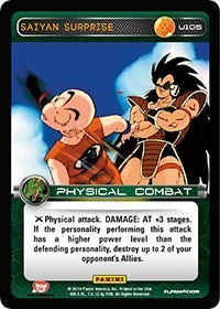 Saiyan Surprise | Panini: Set 1 | Uncommon | Normal | #U105