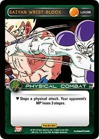 Saiyan Wrist Block | Panini: Set 1 | Uncommon | Normal | #U106
