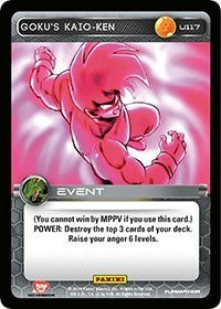 Goku's Kaio-Ken | Panini: Set 1 | Uncommon | Normal | #U117