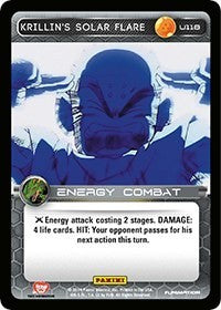 Krillin's Solar Flare | Panini: Set 1 | Uncommon | Normal | #U118