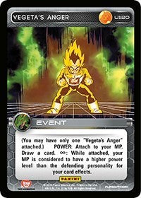 Vegeta's Anger | Panini: Set 1 | Uncommon | Normal | #U120