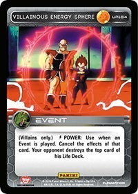 Villainous Energy Sphere | Panini: Set 1 | Ultra Rare | Foil | #UR164