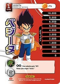 Vegeta - Prince of Saiyans (SDCC 2014) | Panini Promo Cards | Promo | Normal | #P1