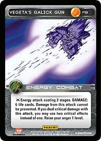 Vegeta's Galick Gun | Panini Promo Cards | Promo | Normal | #P9
