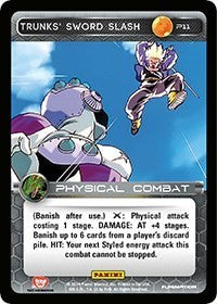 Trunks' Sword Slash | Panini Promo Cards | Promo | Normal | #P11