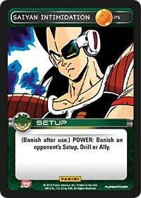 Saiyan Intimidation (Heroes & Villains) | Panini Promo Cards | Promo | Normal | #P1