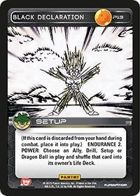Black Declaration (Heroes & Villains) | Panini Promo Cards | Promo | Foil | #P13