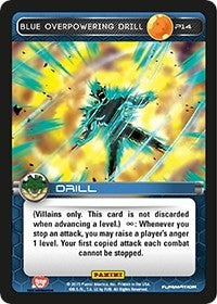 Blue Overpowering Drill (Heroes & Villains) | Panini Promo Cards | Promo | Foil | #P14