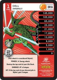 Cell - Imperfect (Alternate) | Panini: Perfection | Dragon Rare | Foil | #DR1A