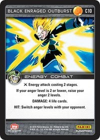 Black Enraged Outburst | Panini: Perfection | Common | Normal | #C10