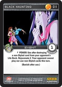Black Haunting | Panini: Perfection | Common | Normal | #C11