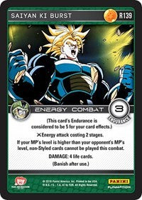 Saiyan Ki Burst | Panini: Perfection | Rare | Normal | #R139