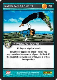 Namekian Backflip | Panini: Perfection | Common | Foil | #C28