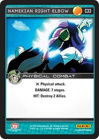 Namekian Right Elbow | Panini: Perfection | Common | Normal | #C33