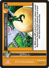 Orange Observing Drill | Panini: Perfection | Common | Normal | #C36