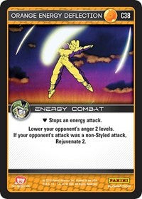 Orange Energy Deflection | Panini: Perfection | Common | Normal | #C38