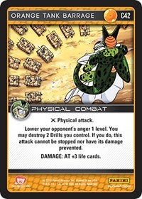 Orange Tank Barrage | Panini: Perfection | Common | Normal | #C42