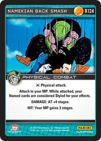 Namekian Back Smash | Panini: Perfection | Rare | Normal | #R124
