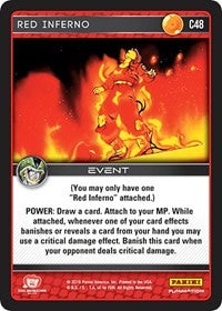 Red Inferno | Panini: Perfection | Common | Normal | #C48
