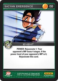 Saiyan Emergence | Panini: Perfection | Common | Normal | #C53