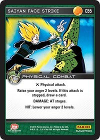 Saiyan Face Strike | Panini: Perfection | Common | Normal | #C55