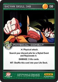 Saiyan Skull Jab | Panini: Perfection | Common | Normal | #C60