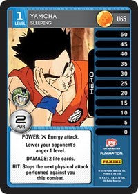 Yamcha - Sleeping | Panini: Perfection | Uncommon | Foil | #U65
