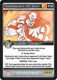 Tenshinhan's Tri-Beam | Panini: Perfection | Rare | Normal | #R109