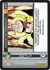 Android 16's Tranquility | Panini: Perfection | Rare | Normal | #R105