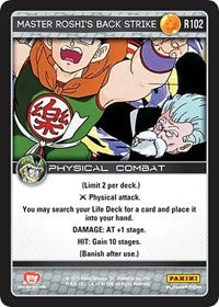 Master Roshi's Back Strike | Panini: Perfection | Rare | Normal | #R102