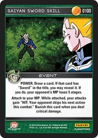 Saiyan Sword Skill | Panini: Perfection | Uncommon | Normal | #U100