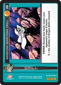 Namekian Searching Drill | Panini: Perfection | Uncommon | Foil | #U86