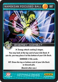 Namekian Focused Ball | Panini: Perfection | Uncommon | Normal | #U87