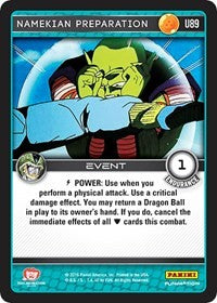 Namekian Preparation | Panini: Perfection | Uncommon | Normal | #U89