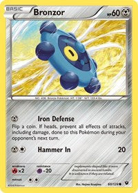 Bronzor | XY - Fates Collide | Common | Reverse Holofoil | #60/124
