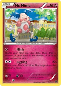 Mr. Mime | XY - Fates Collide | Rare | Normal | #67/124