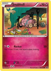 Snubbull | XY - Fates Collide | Common | Reverse Holofoil | #68/124