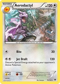 Aerodactyl | XY - Fates Collide | Rare | Normal | #76/124