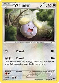 Whismur | XY - Fates Collide | Common | Reverse Holofoil | #80/124