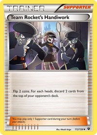 Team Rocket's Handiwork | XY - Fates Collide | Uncommon | Reverse Holofoil | #112/124