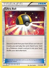 Ultra Ball | XY - Fates Collide | Uncommon | Reverse Holofoil | #113/124