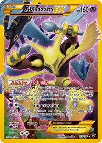 Alakazam EX (Secret) | XY - Fates Collide | Secret Rare | Holofoil | #125/124