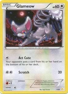 Glameow (1) | XY Trainer Kit: Pikachu Libre & Suicune | Common | Normal | #1/30
