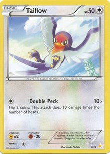 Taillow | XY Trainer Kit: Pikachu Libre & Suicune | Common | Normal | #7/30