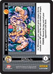 Black Astonishing Drill | Panini: Vengeance | Common | Foil | #C2
