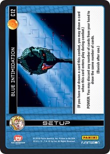Blue Intimidation | Panini: Vengeance | Common | Foil | #C12