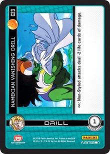 Namekian Vanishing Drill | Panini: Vengeance | Common | Normal | #C23